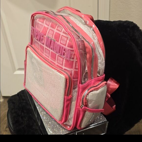 Steve‎ Madden BIrma Transparent Backpack w/Logo Bag main image 10